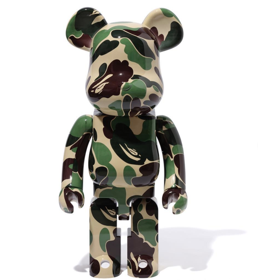 BE@RBRICK ABC CAMO 1000％ GREEN 緑 メディコムトイ www